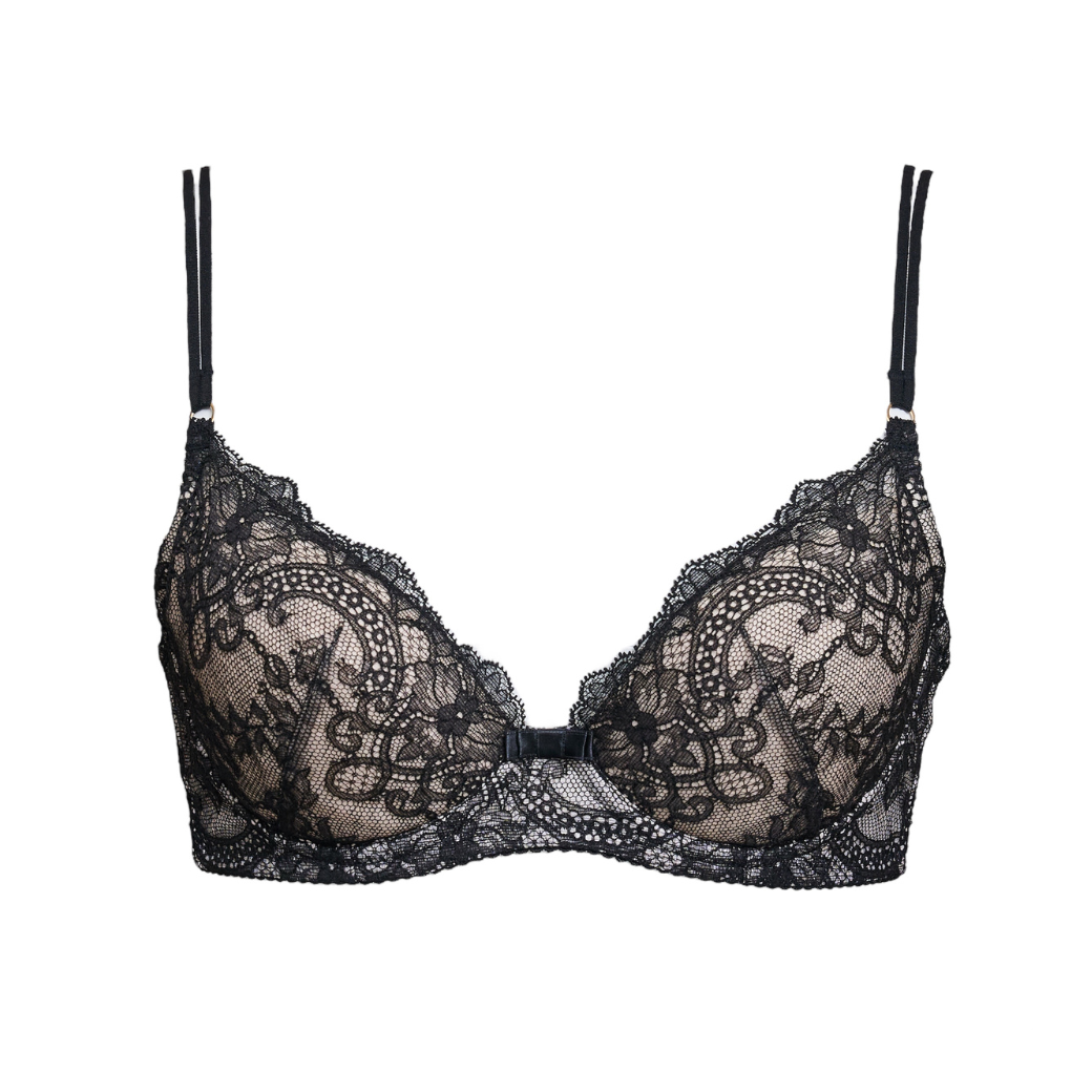 NOIR Feather Wire Bra