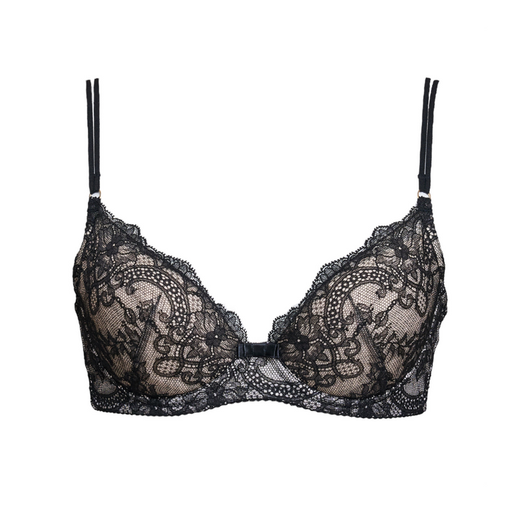 NOIR Feather Wire Bra