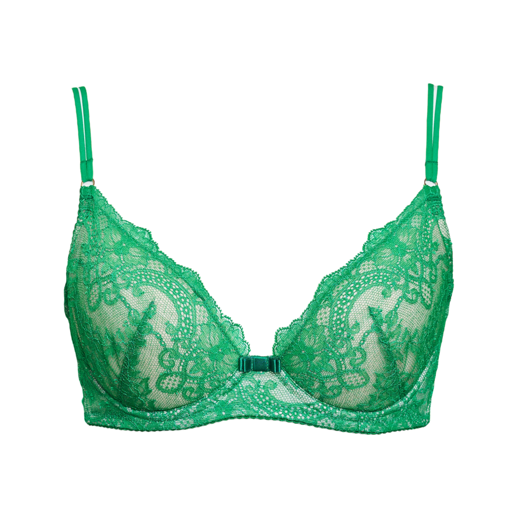 Jade Feather Wired Bra