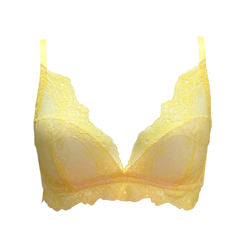 Mimosa フルレース・ノンワイヤーブラジャーセット – NAO LINGERIE