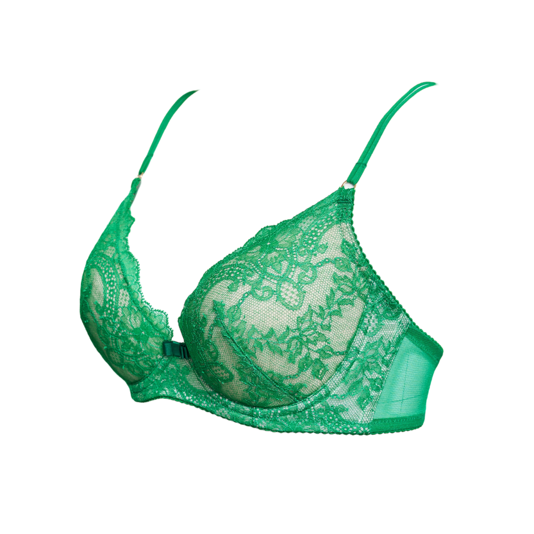 Jade Feather Wired Bra