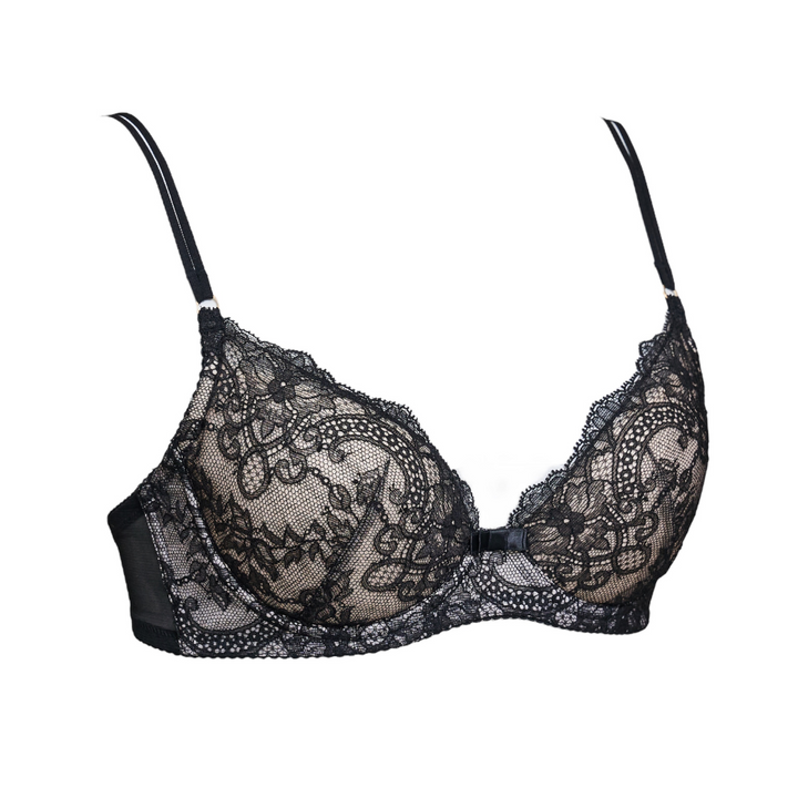 NOIR Feather Wire Bra
