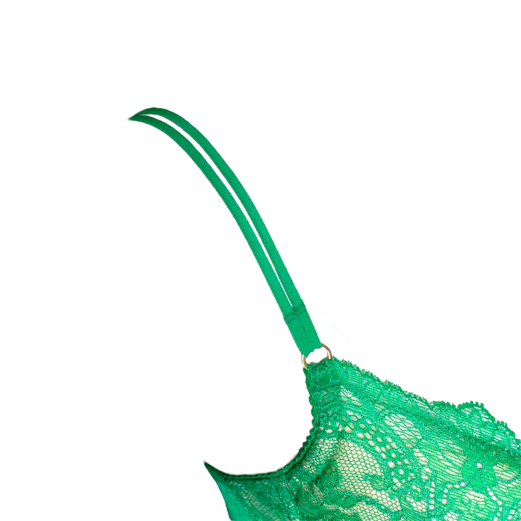 Jade Feather Wired Bra