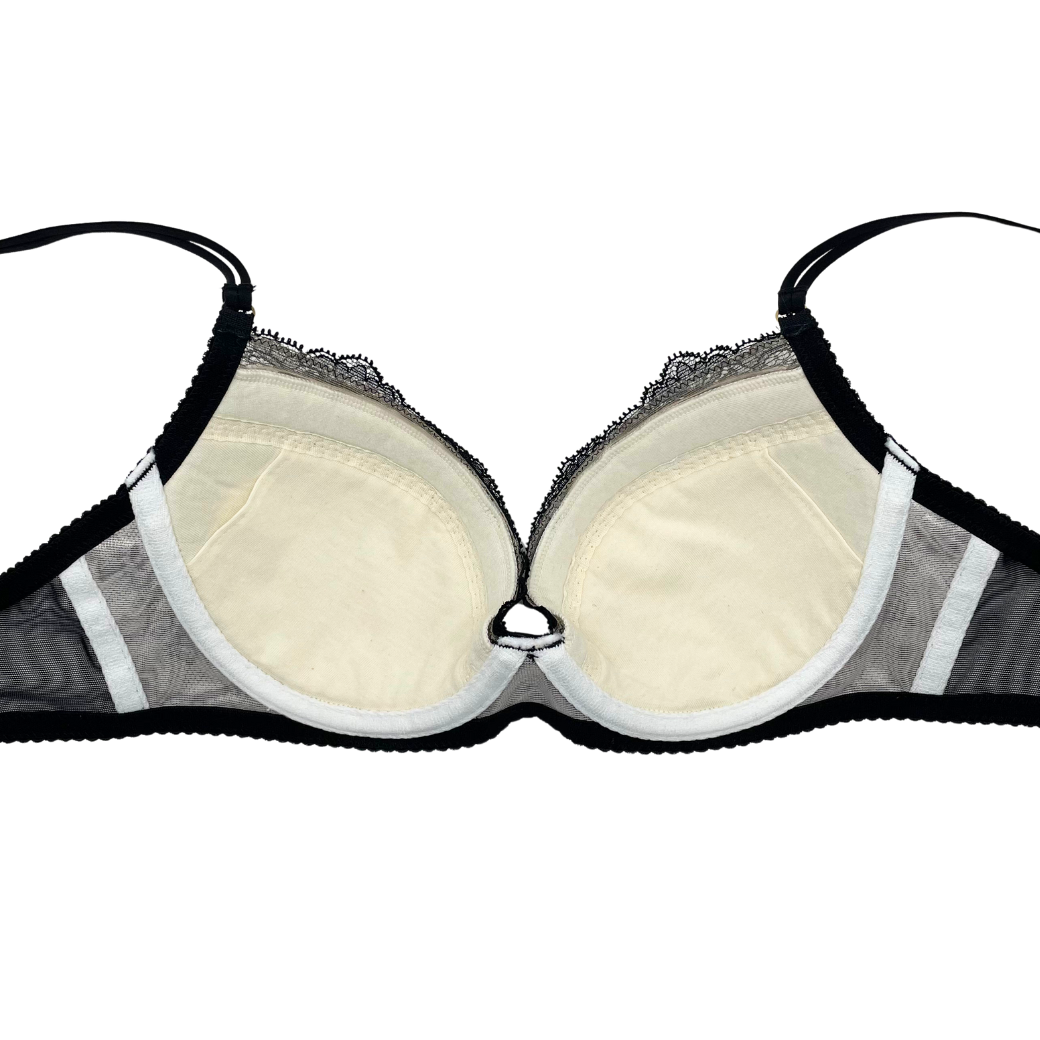 NOIR Feather Wire Bra