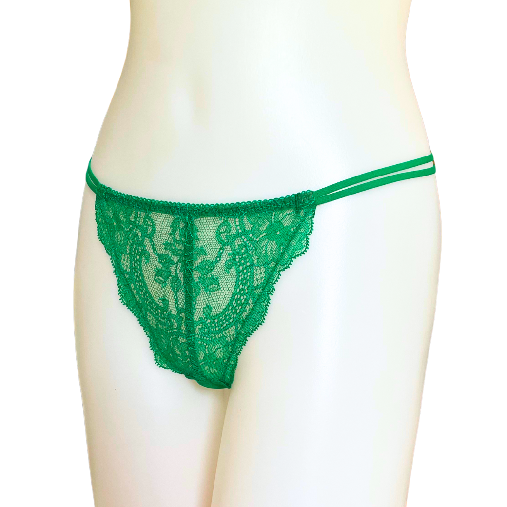 【2/25(水)〜3/1(日)期間限定】"Jade"フェザーワイヤーブラジャー＆ショーツorタンガセット