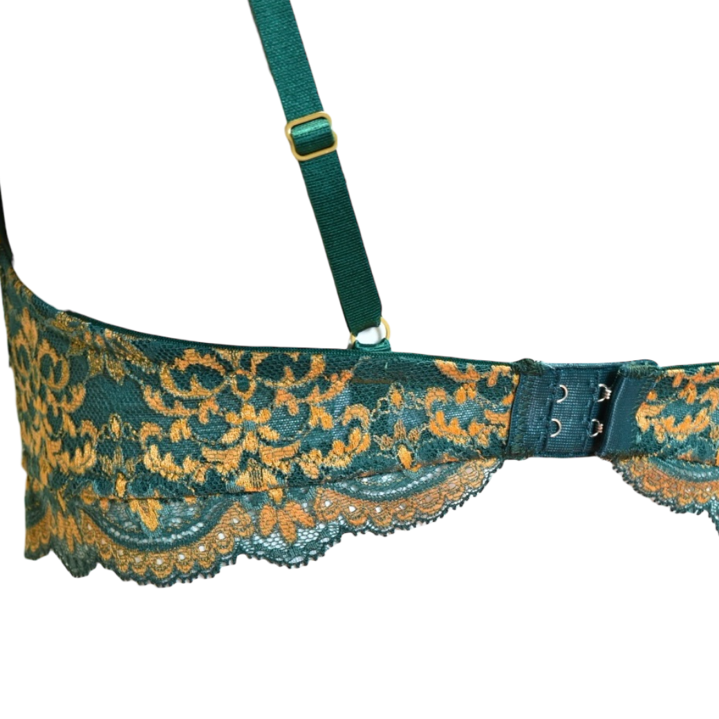 Sanctify　フルレース・ノンワイヤーブラジャー＆ショーツセット