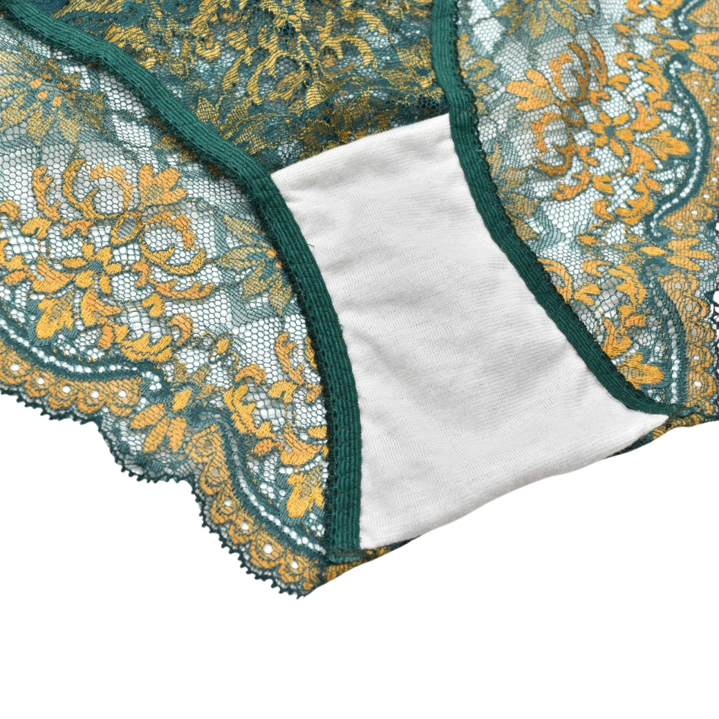 Sanctify　フルレース・ノンワイヤーブラジャー＆ショーツセット