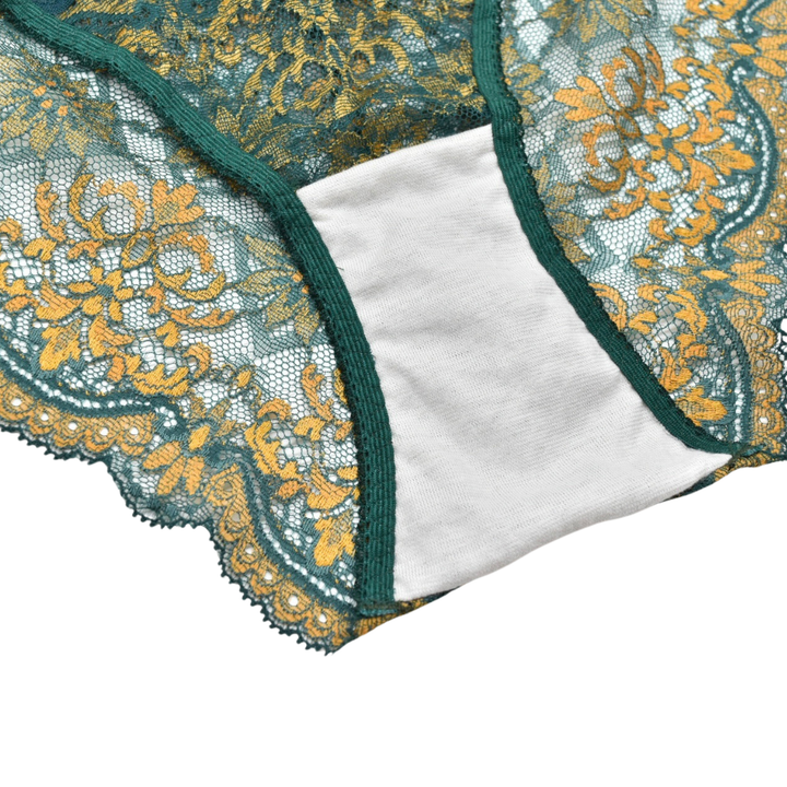 Sanctify　フルレース・ノンワイヤーブラジャー＆ショーツセット