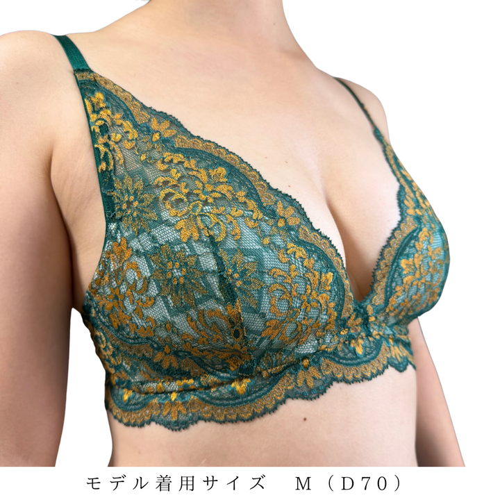 Sanctify　フルレース・ノンワイヤーブラジャー＆ショーツセット