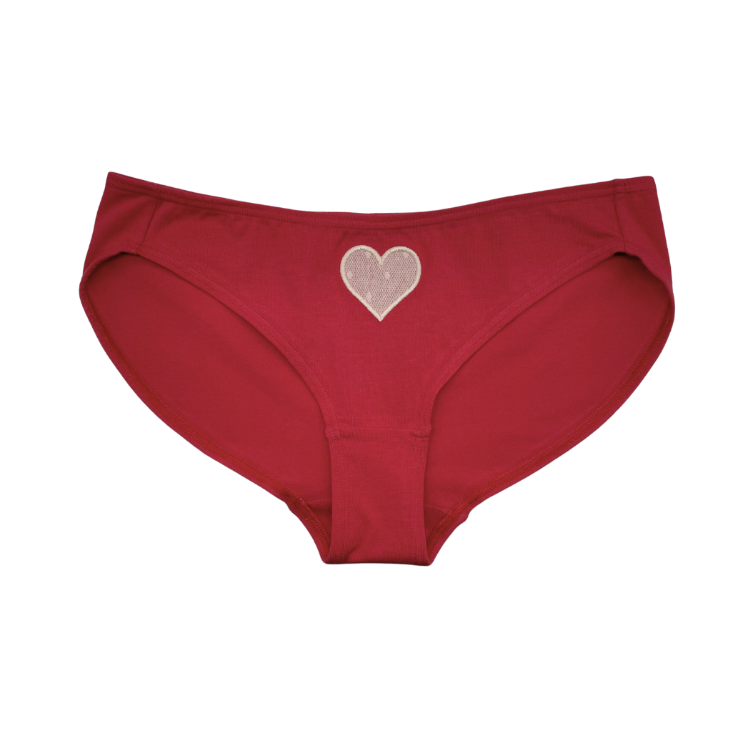 “Amoretta”ショーツ チェリーピンク