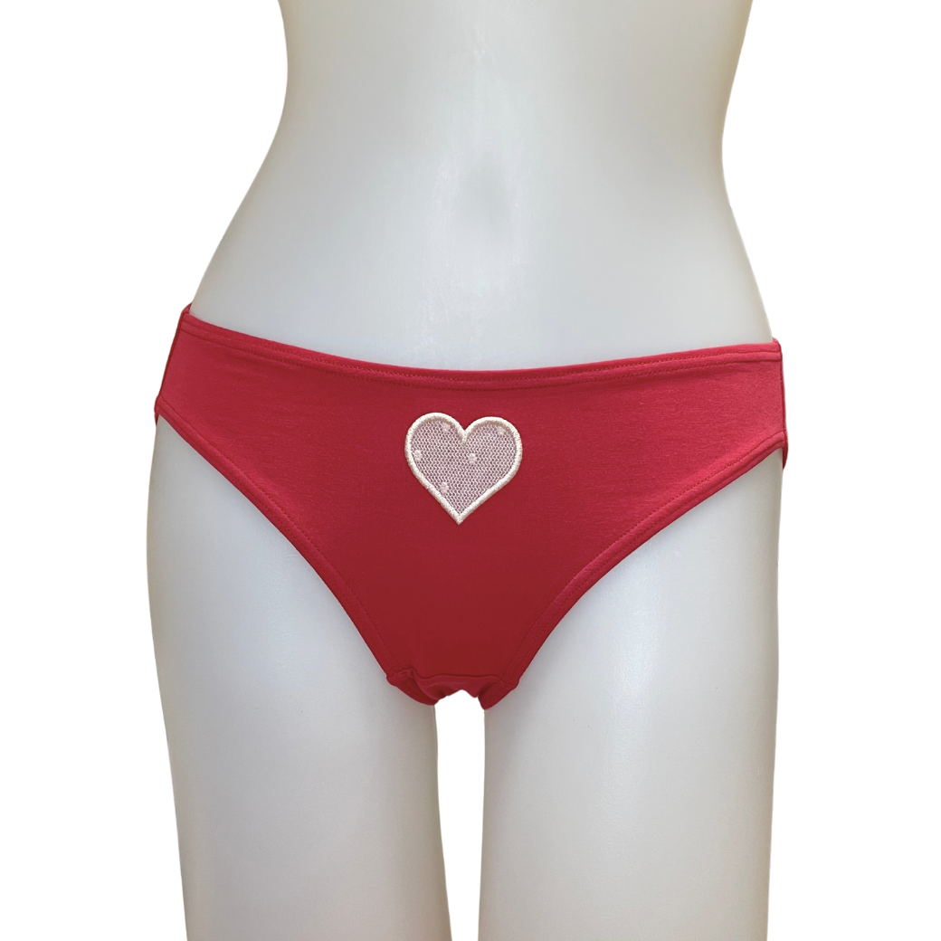 “Amoretta”ショーツ チェリーピンク