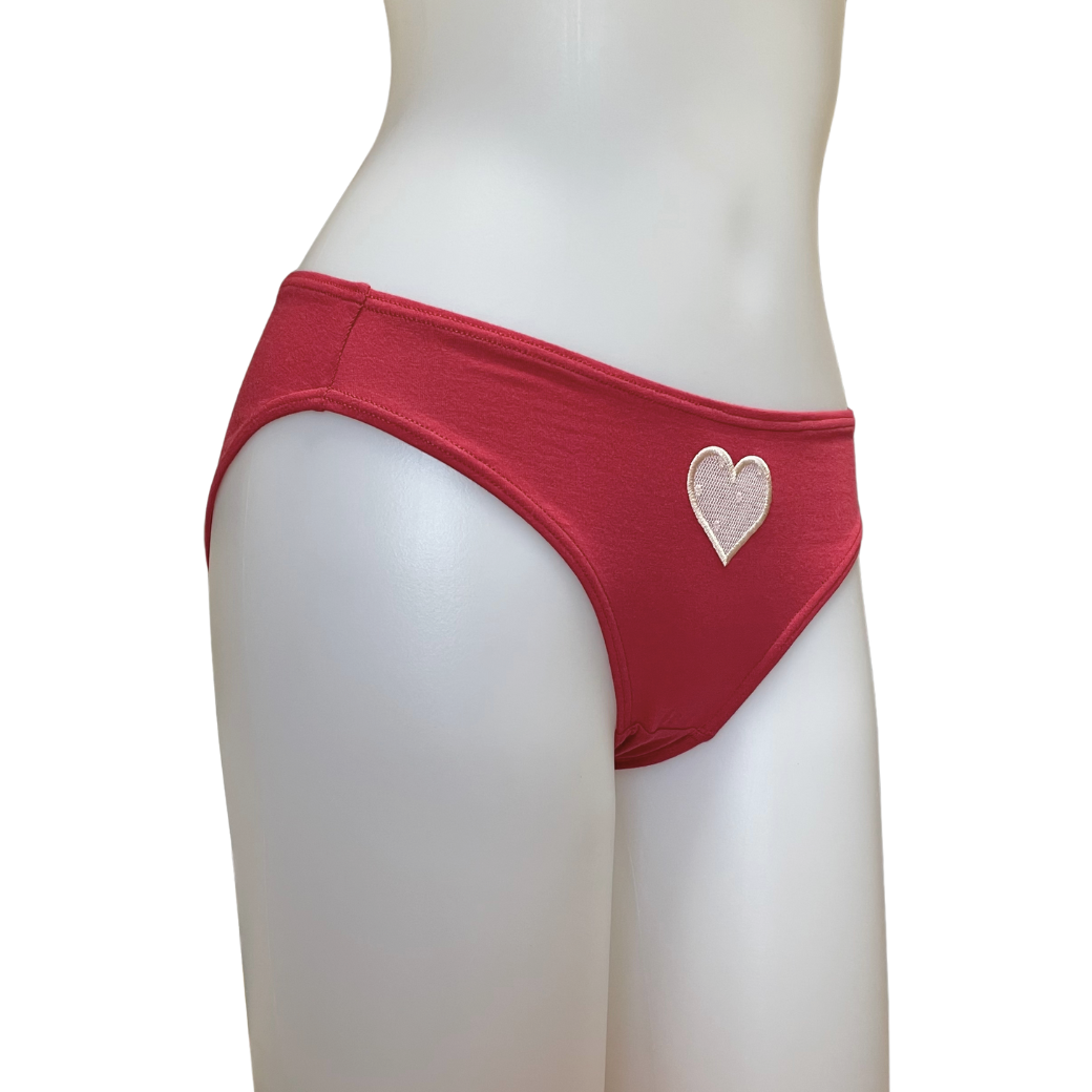 “Amoretta”ショーツ チェリーピンク