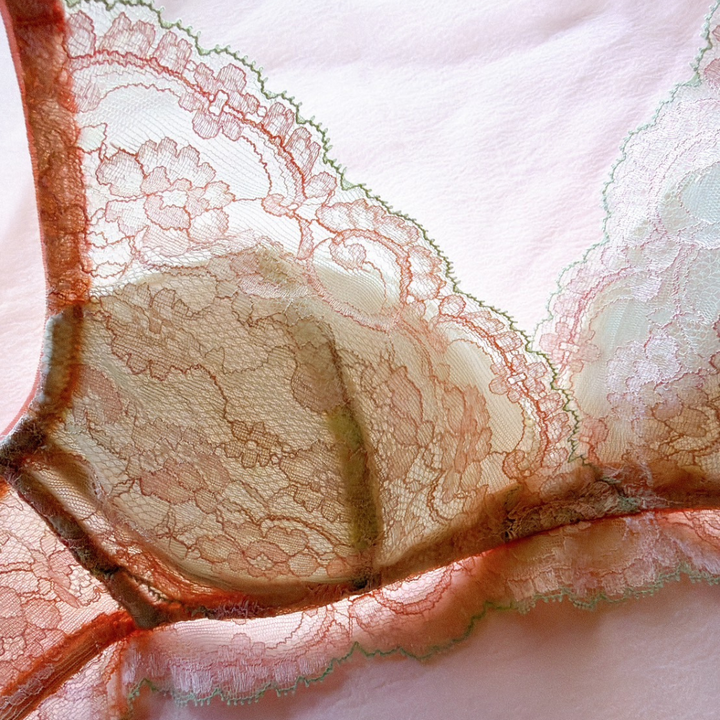 Floral Crown フルレース・ノンワイヤーブラジャーセット