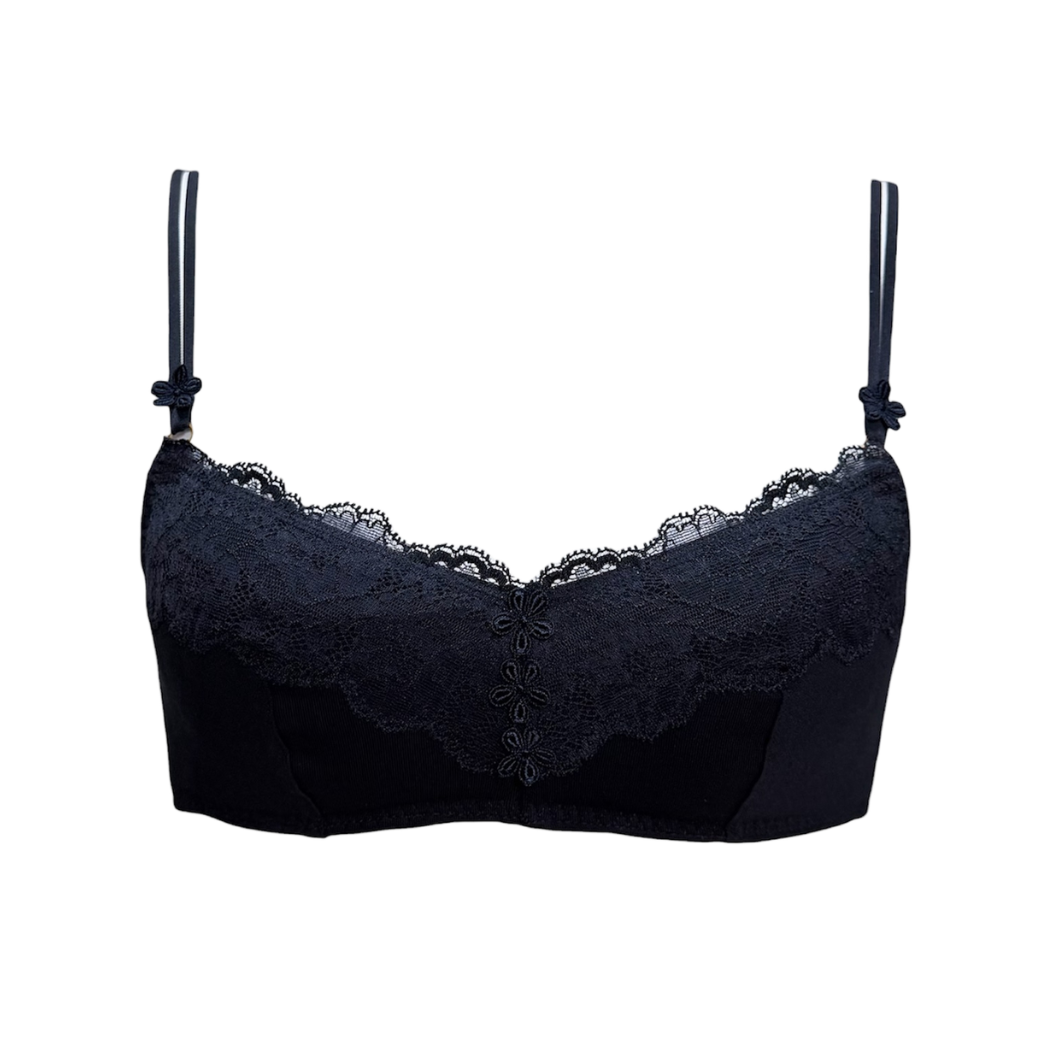 Organic cotton non-wired bra