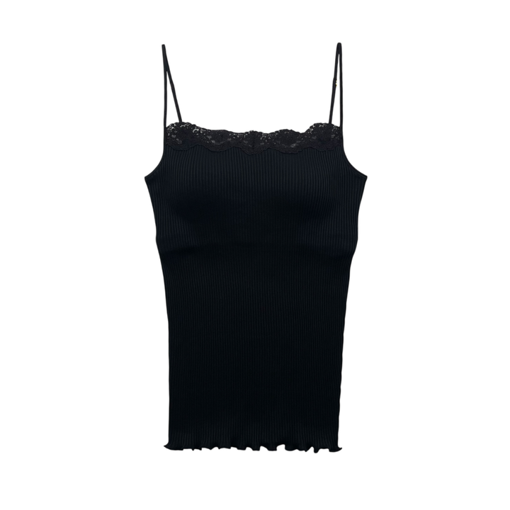 【初回限定生産・ブラック】コットンシルク・ブラトップ