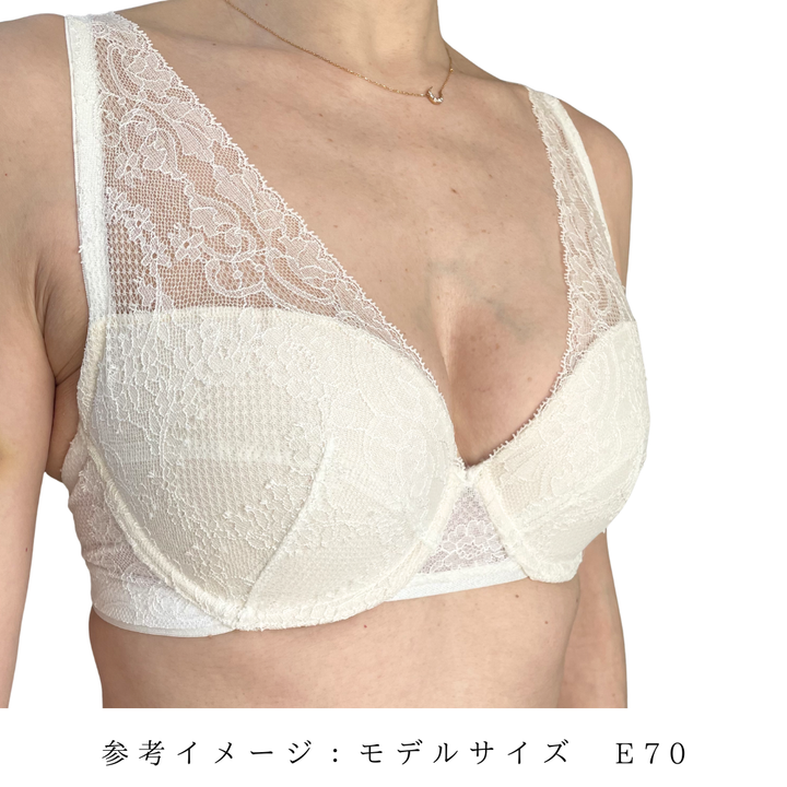 【超限定数】ライトブルーホワイト"Adore" ソフトバルコネットブラジャー