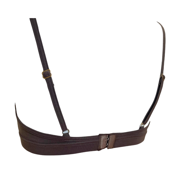 【Valentine Collection】“Amoretta”ノンワイヤーブラジャー チョコクリーム