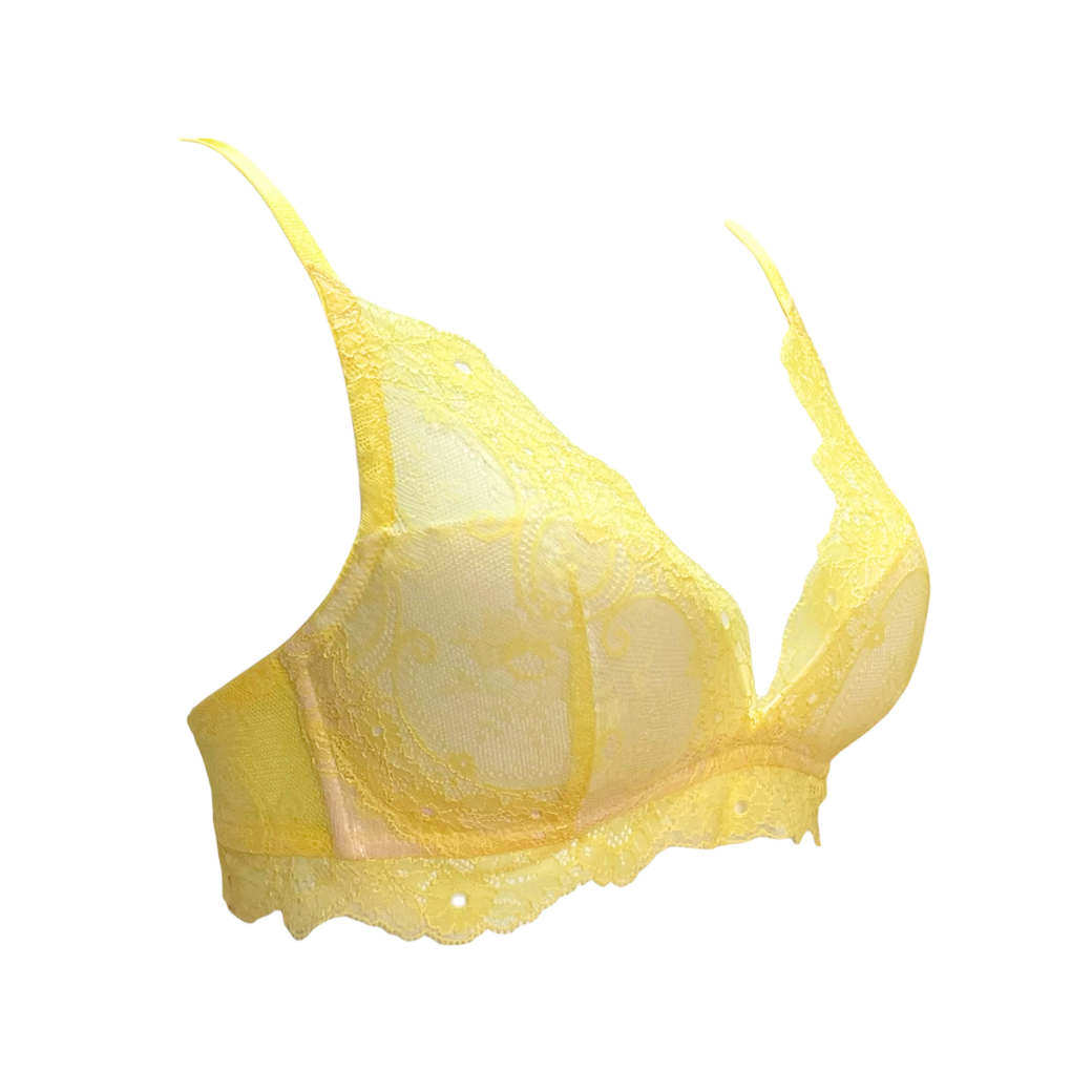 Mimosa フルレース・ノンワイヤーブラジャーセット