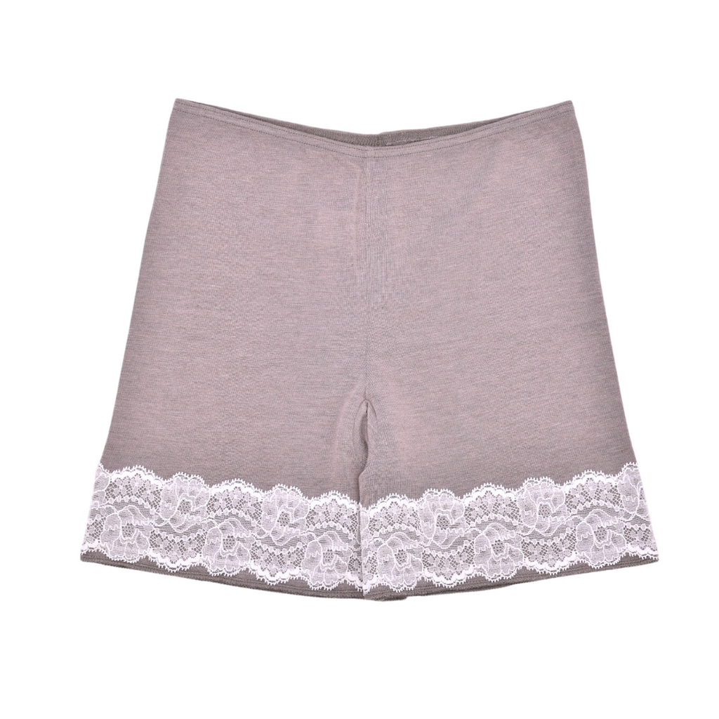 HAND CASHMERE ハンドカシミヤ 綺麗目 パンツ グレージュ Warm