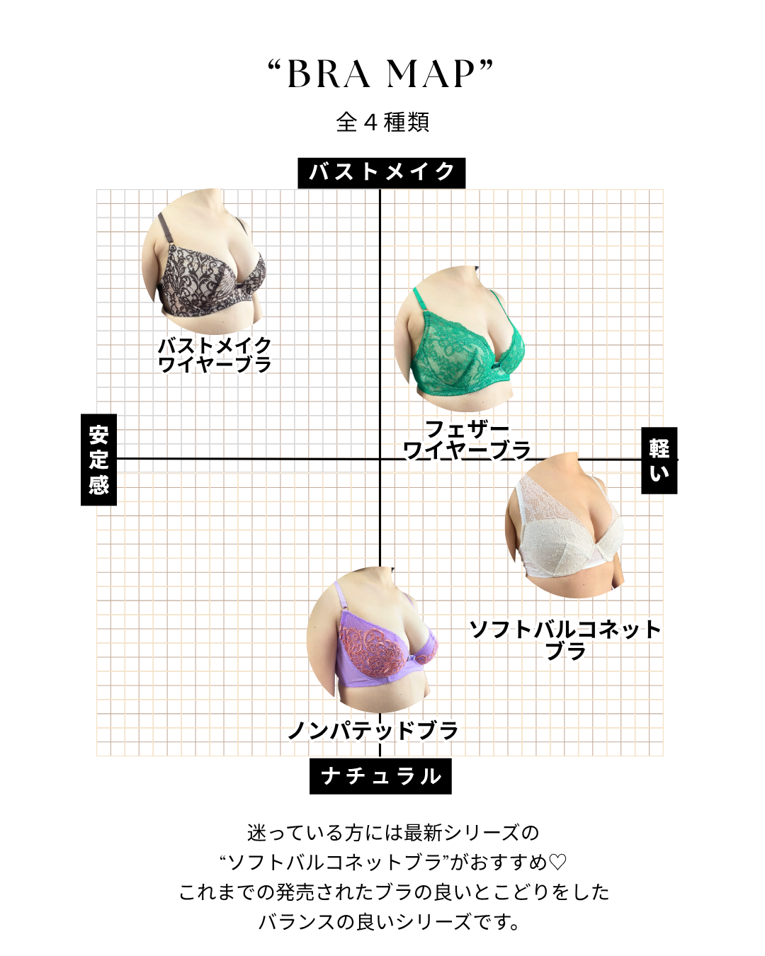 【超限定数】モカゴールド"Adore" ソフトバルコネットブラジャー