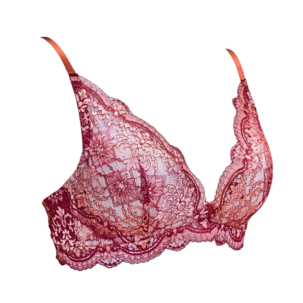 Elevate　フルレース・ノンワイヤーブラジャー＆ショーツセット