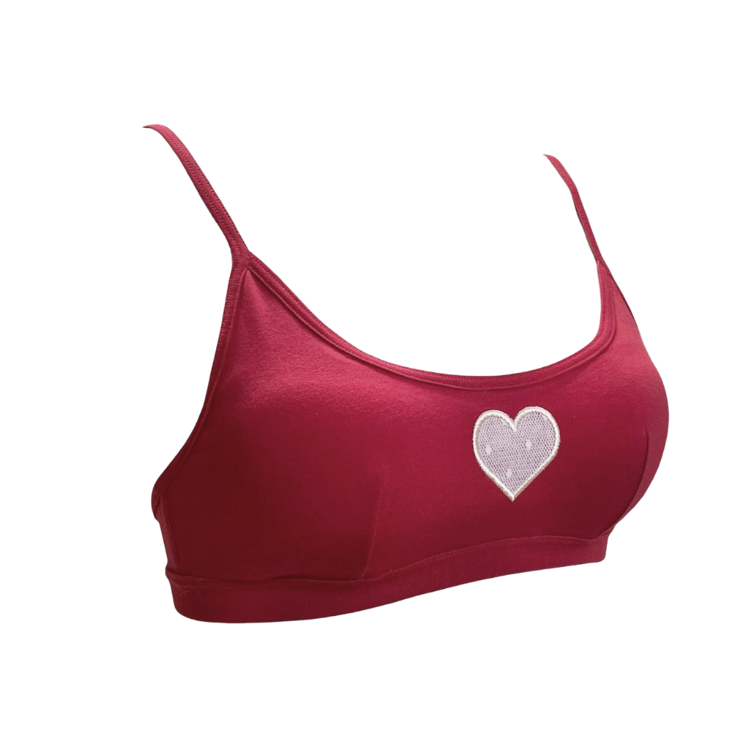 “Amoretta”ノンワイヤーブラジャー チェリーピンク