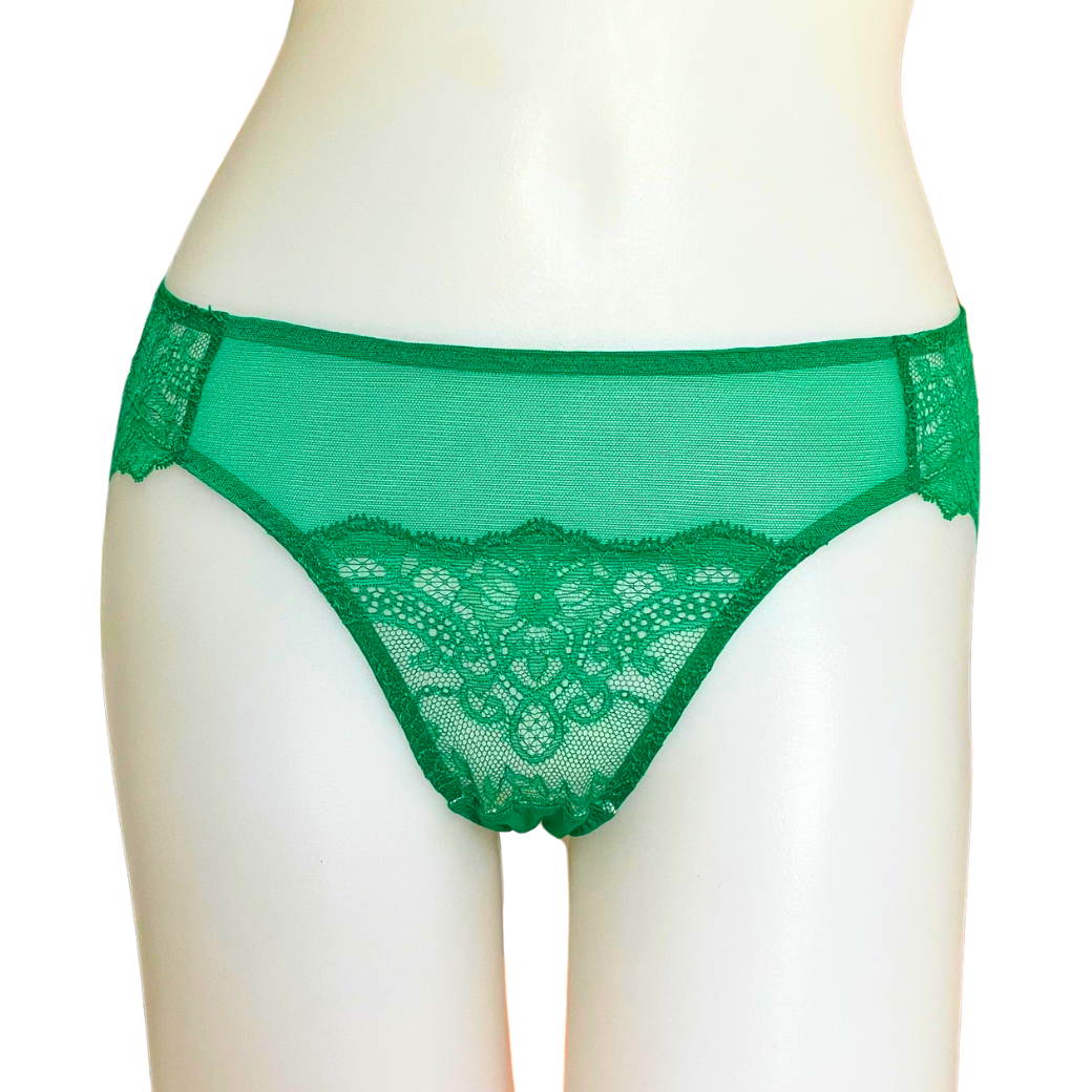 【2/25(水)〜3/1(日)期間限定】"Jade"フェザーワイヤーブラジャー＆ショーツorタンガセット