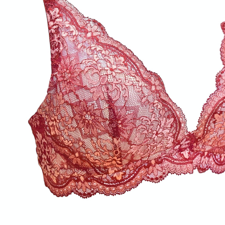 Elevate　フルレース・ノンワイヤーブラジャー＆ショーツセット