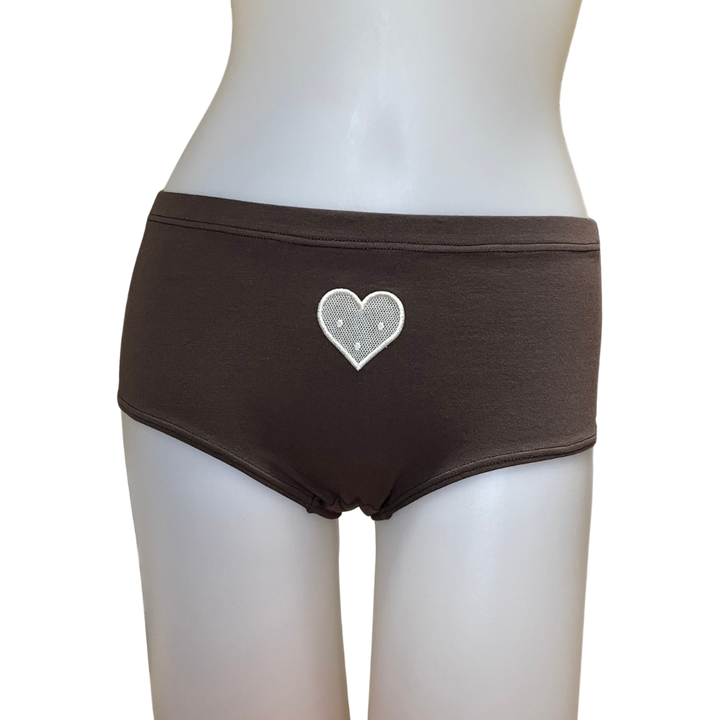 【Valentine Collection】“Amoretta”ボーイズショーツ チョコクリーム