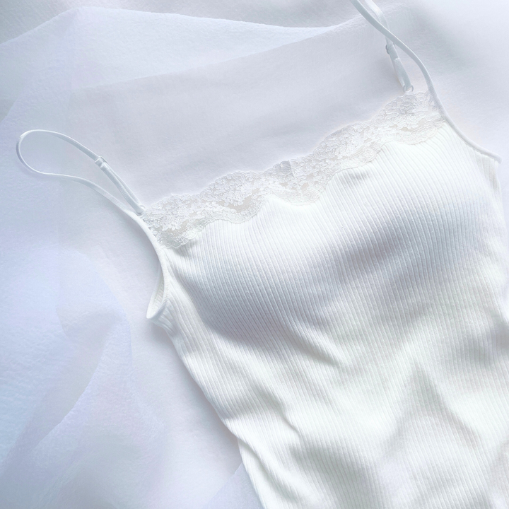 [First Press Limited Edition] Cotton Silk Bra Top