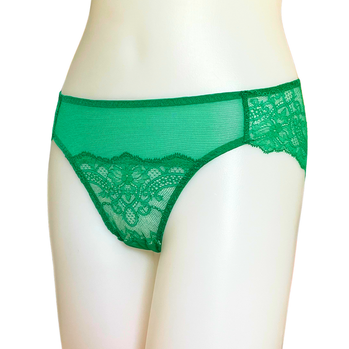 【2/25(水)〜3/1(日)期間限定】"Jade"フェザーワイヤーブラジャー＆ショーツorタンガセット