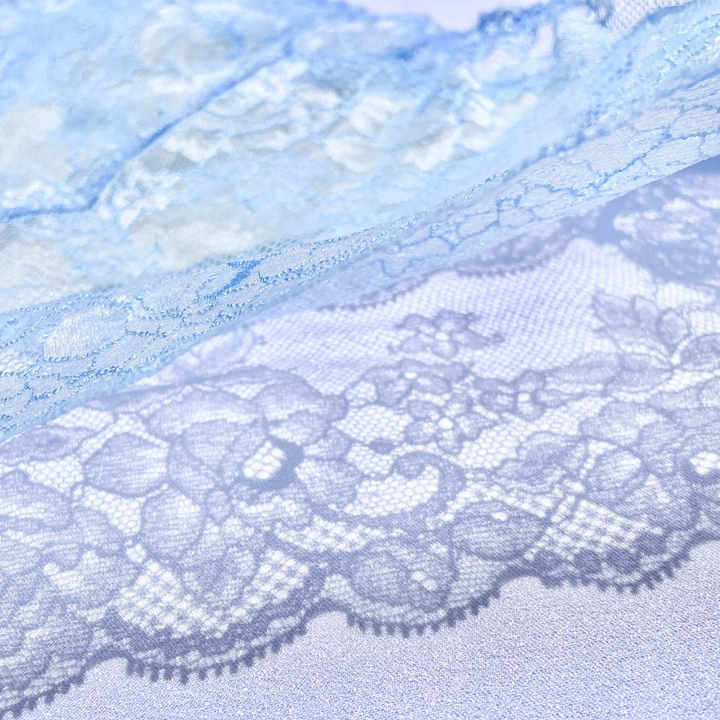 【超限定数】ライトブルーホワイト"Adore" ソフトバルコネットブラジャー