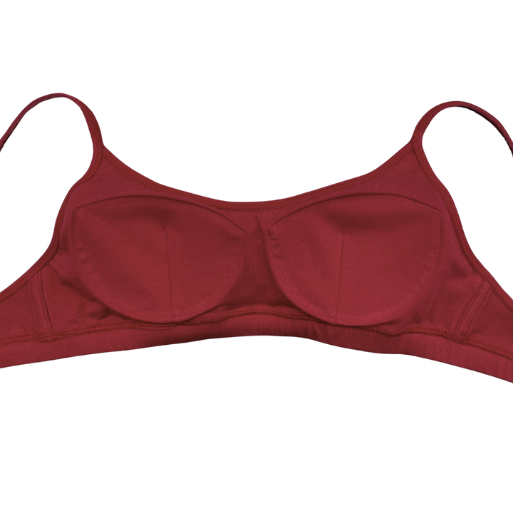 “Amoretta”ノンワイヤーブラジャー チェリーピンク