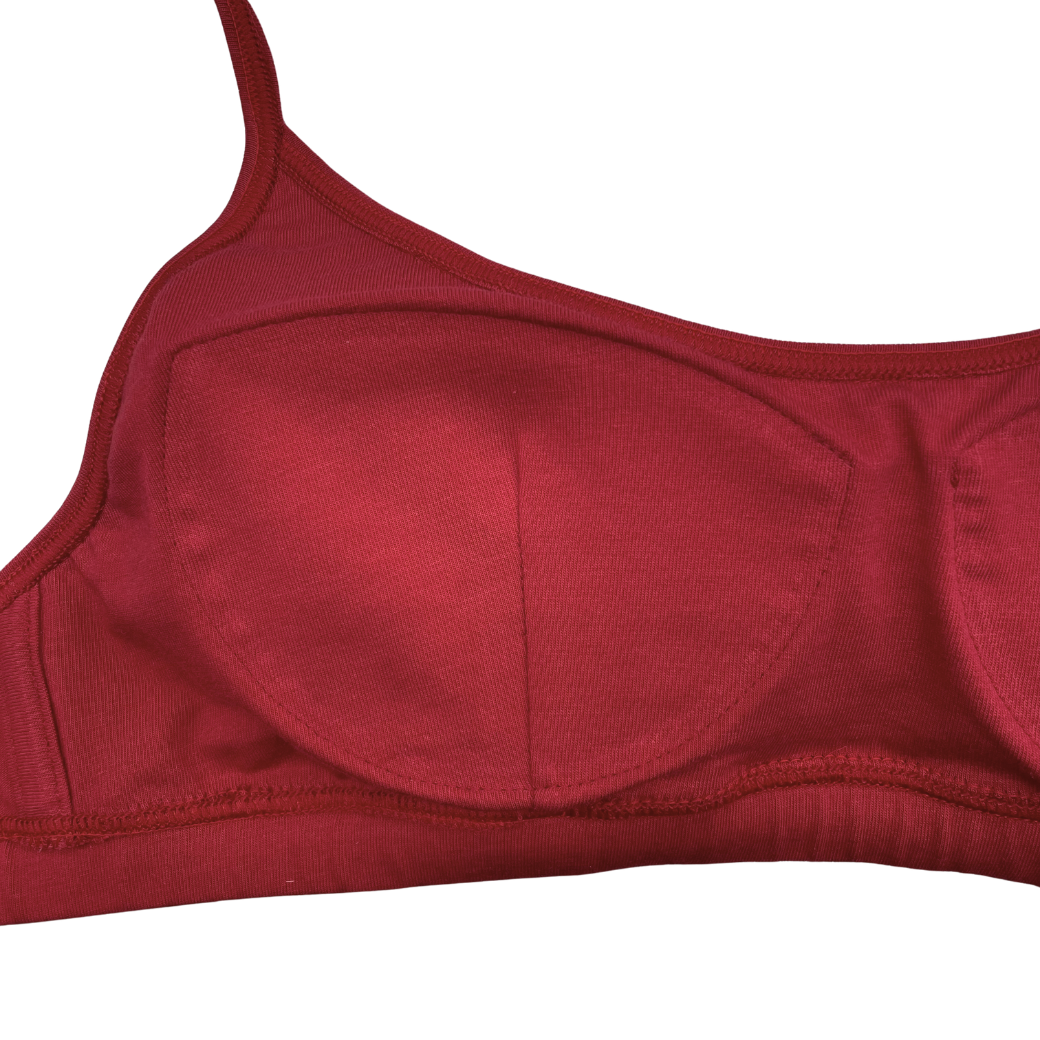 “Amoretta”ノンワイヤーブラジャー チェリーピンク