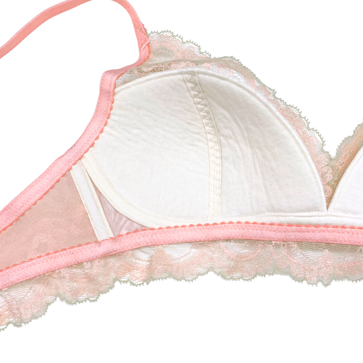 Floral Crown フルレース・ノンワイヤーブラジャーセット