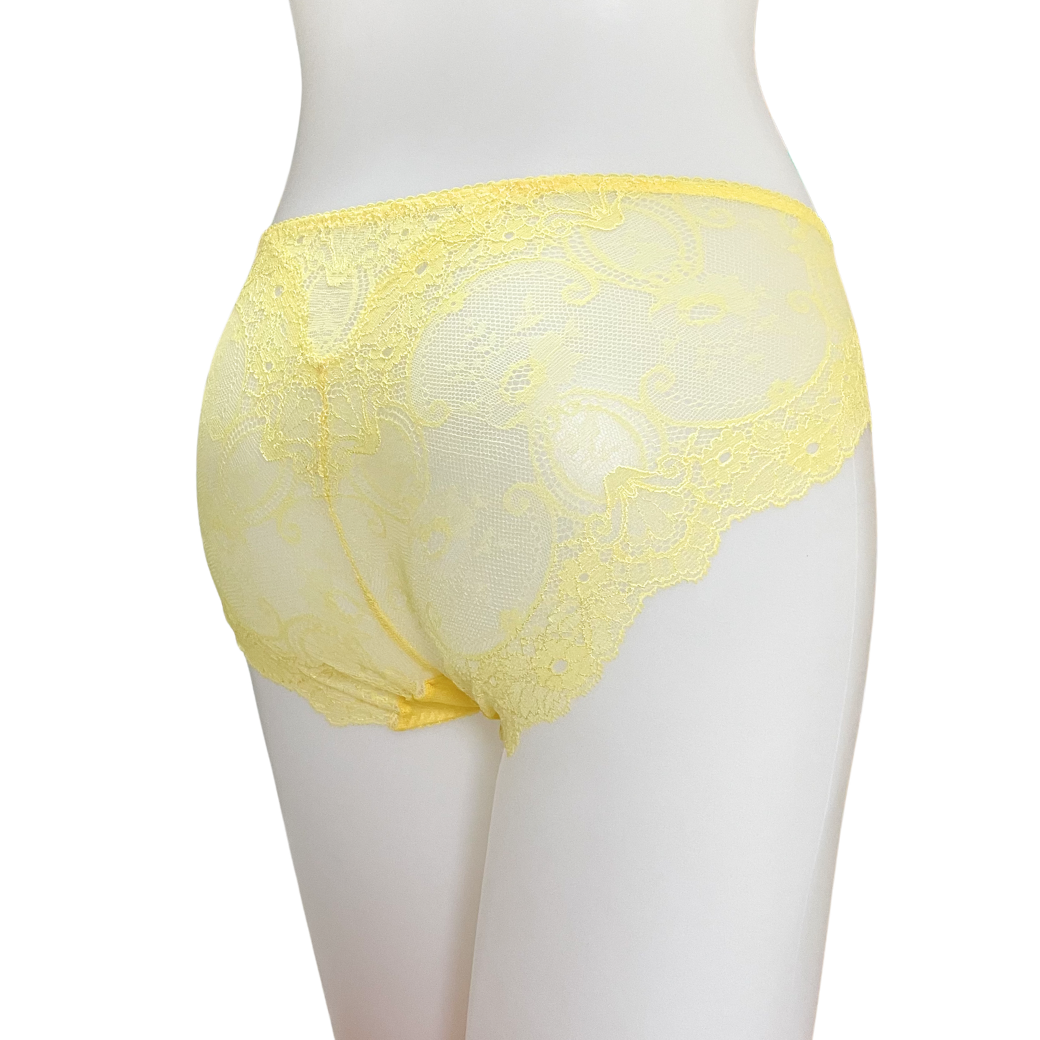 Mimosa フルレース・ノンワイヤーブラジャーセット