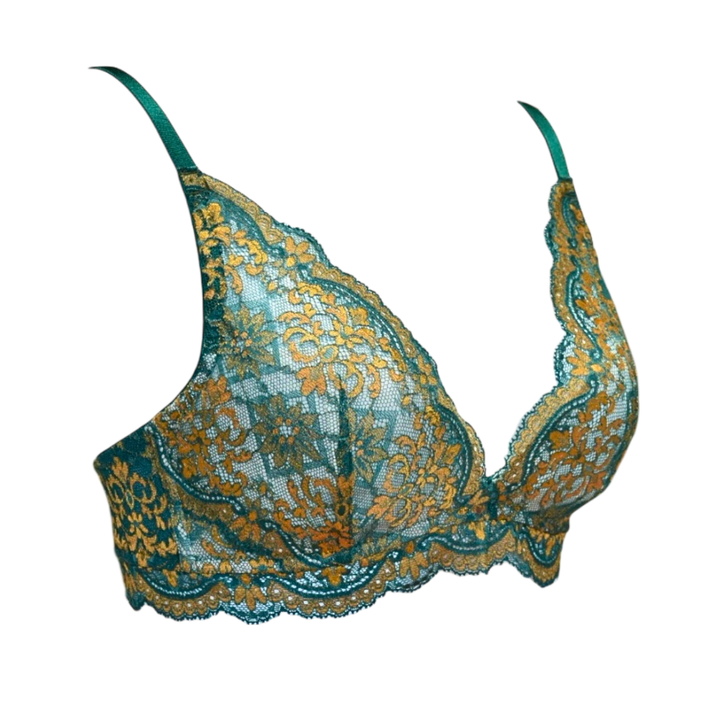 Sanctify　フルレース・ノンワイヤーブラジャー＆ショーツセット