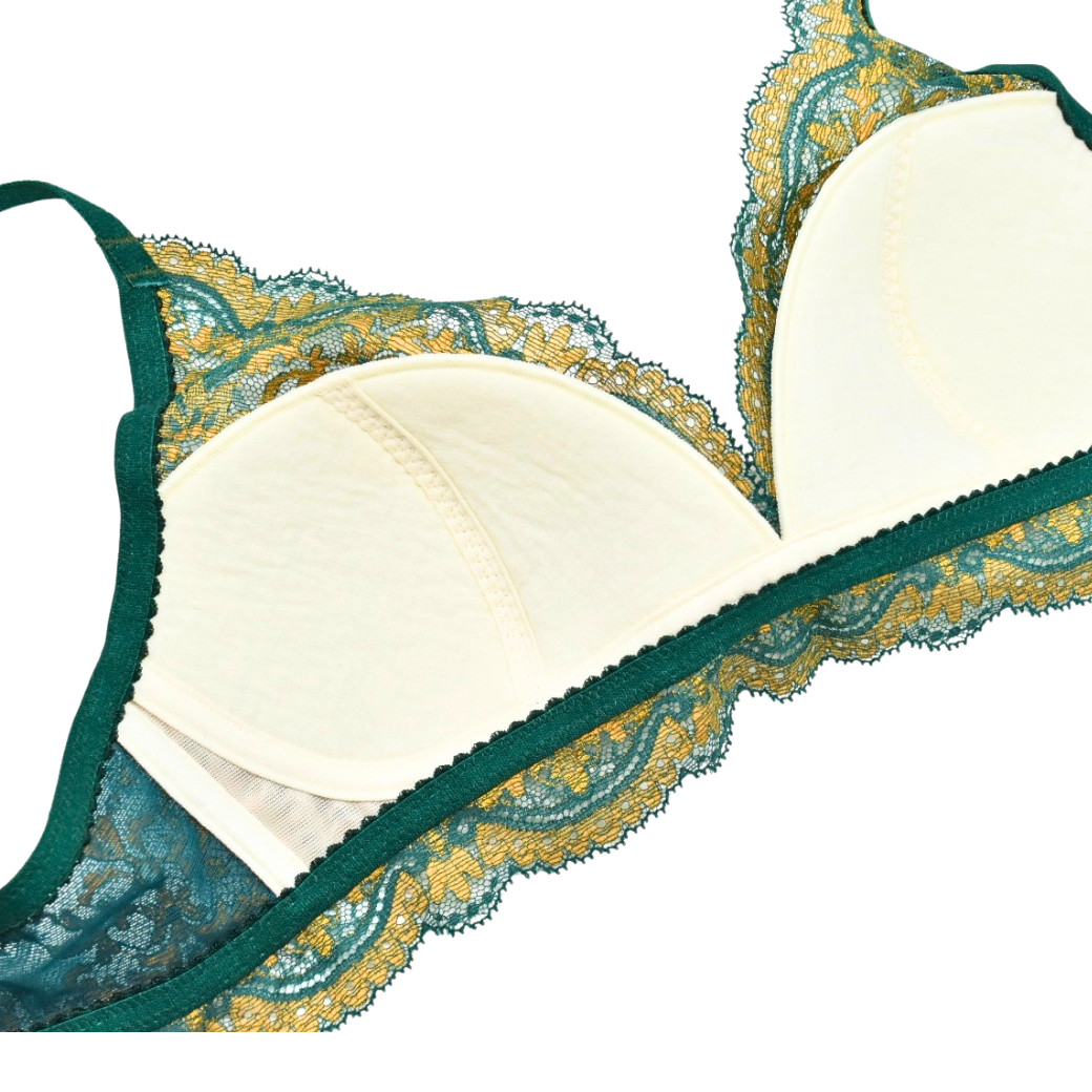 Sanctify　フルレース・ノンワイヤーブラジャー＆ショーツセット