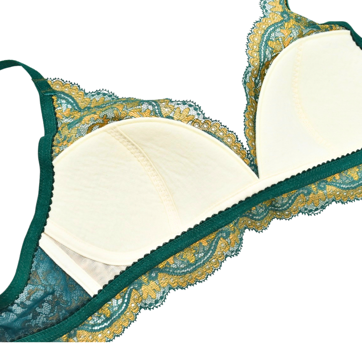 Sanctify　フルレース・ノンワイヤーブラジャー＆ショーツセット