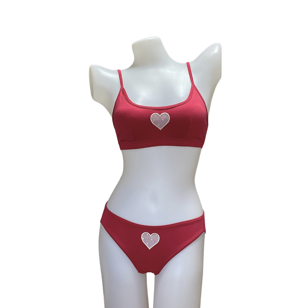 “Amoretta”ショーツ チェリーピンク