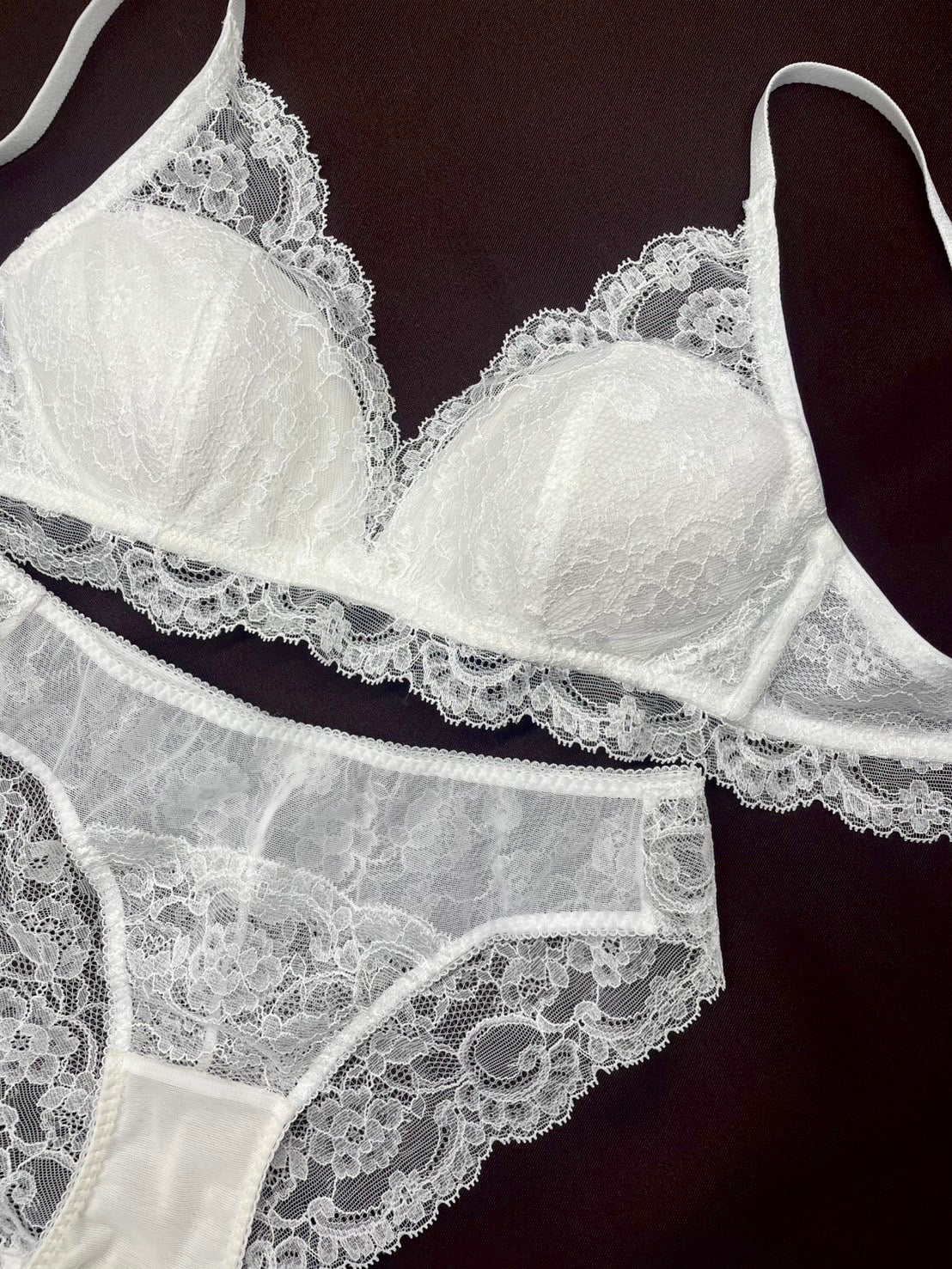 nao様 Lunaris フルレース・ノンワイヤーブラジャー＆ショーツセット – NAO