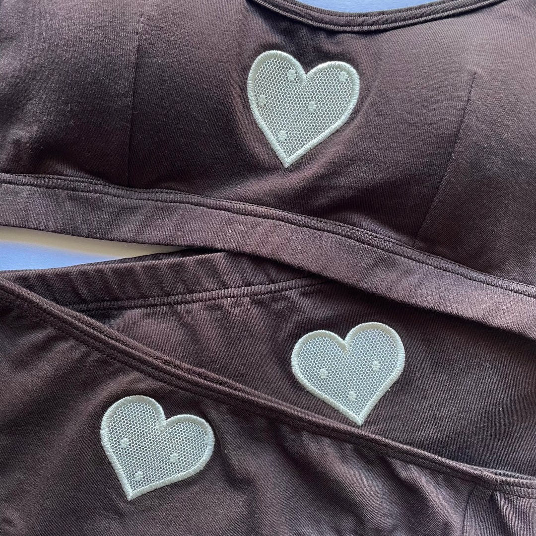 【Valentine Collection】“Amoretta”ショーツ チョコクリーム