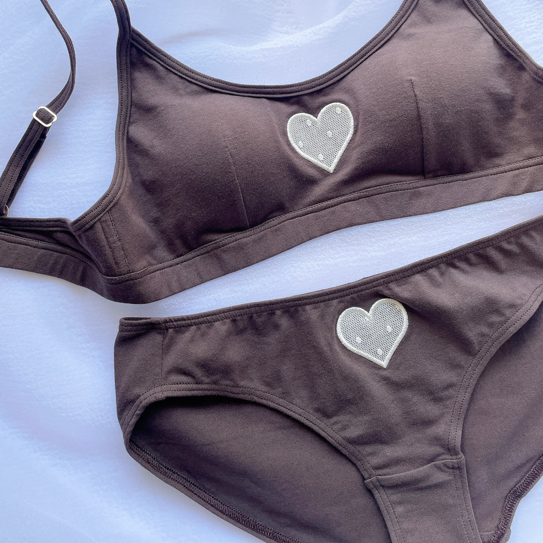 【Valentine Collection】“Amoretta”ショーツ チョコクリーム