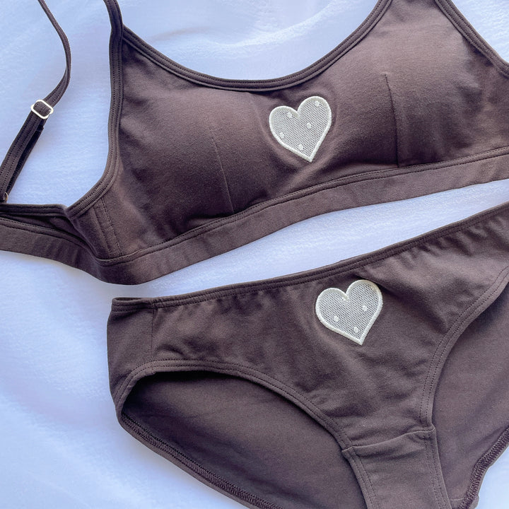 【Valentine Collection】“Amoretta”ショーツ チョコクリーム