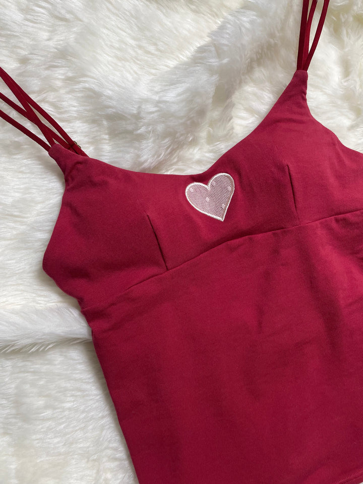 “Amoretta”ブラトップ チェリーピンク