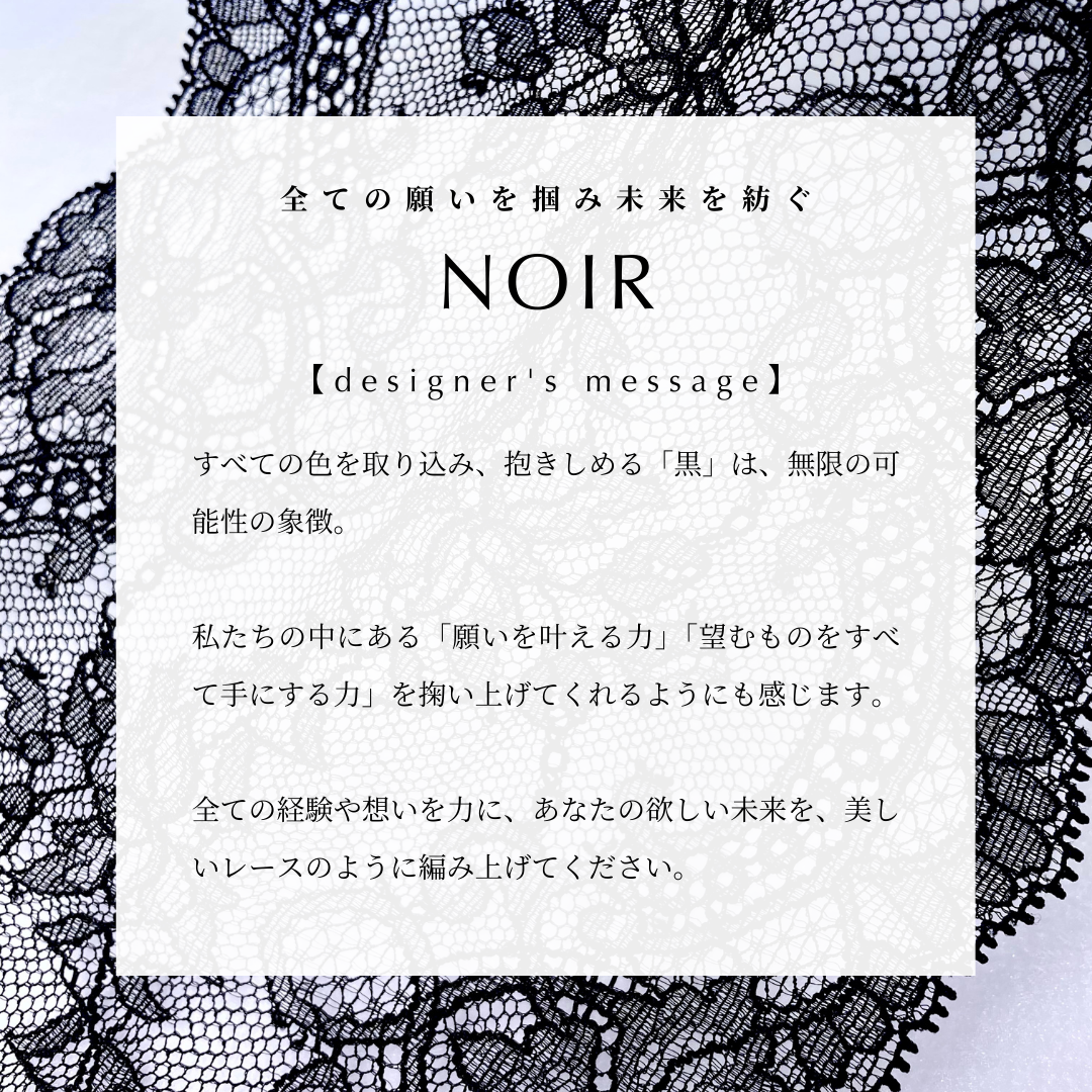 NOIR フェザーワイヤーブラジャー