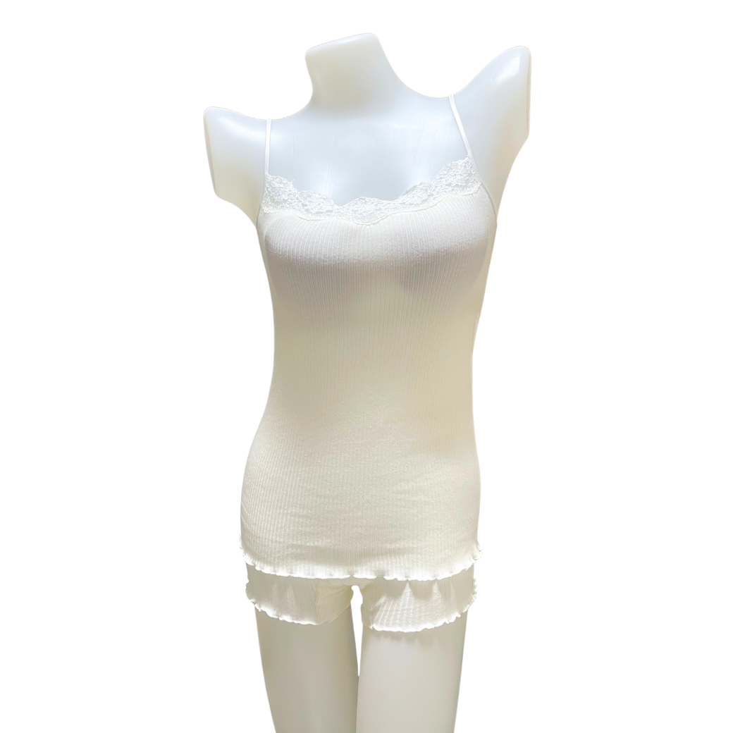 [First Press Limited Edition] Cotton Silk Bra Top