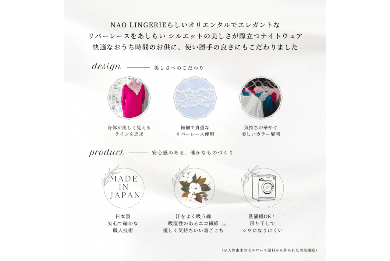 Lace gather Night dress (ペールピンク）